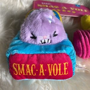 BARK SMACK-A-VOLE multi-part dog toy for small dogs 0-20 lbs NWT